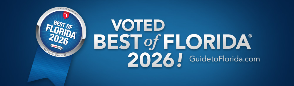 Voted Best of Florida 2026 winner banner