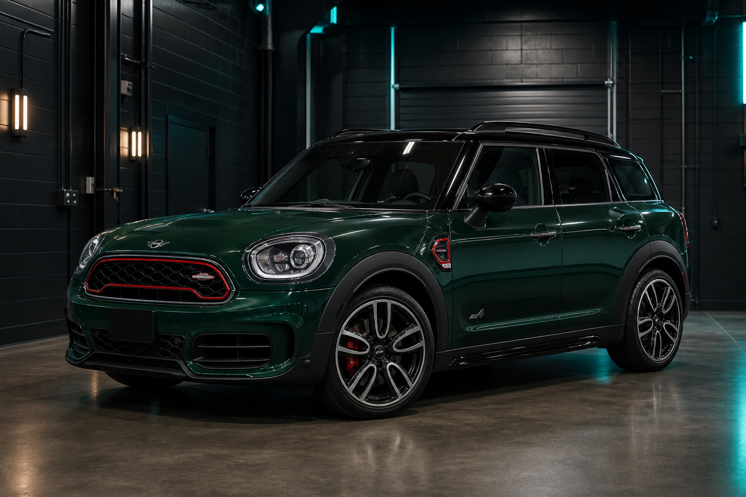 Representative MINI Cooper JCW Countryman ALL4 in an independent service setting